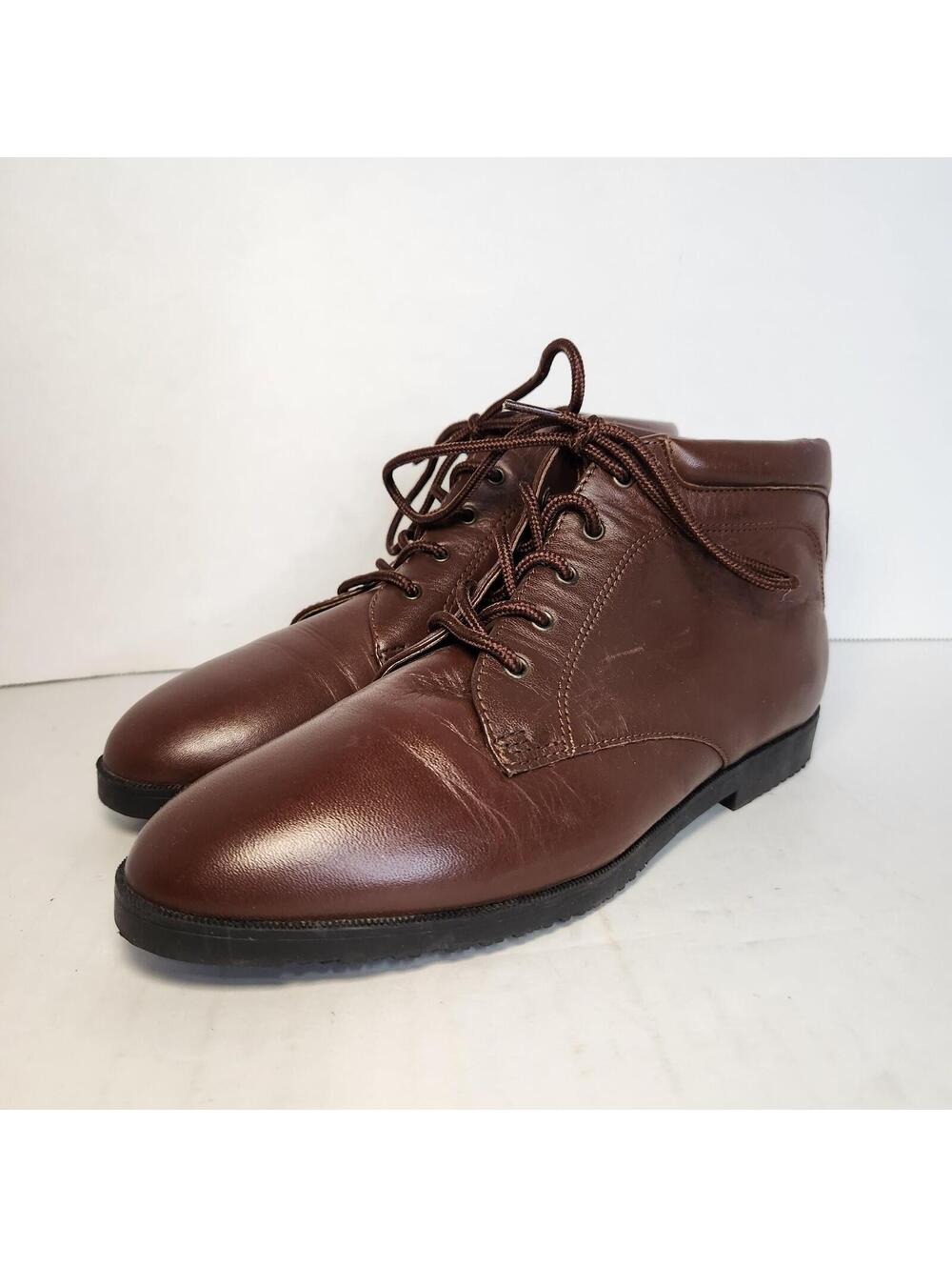 DaneXX Boots Brown Size 6.5 Leather Vintage